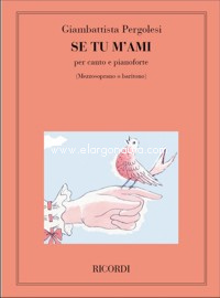 Se tu m'ami, per canto e pianoforte (mezzosoprano o baritono)