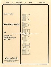 Nightsongs, for Fluegelhorn (or Trumpet) and Piano. 85127