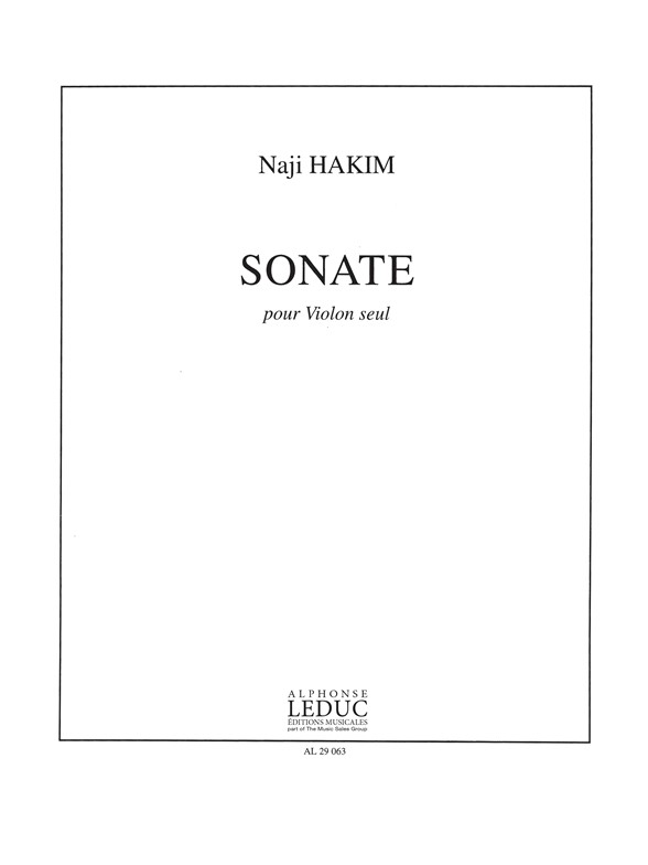 Sonate pour violon seul