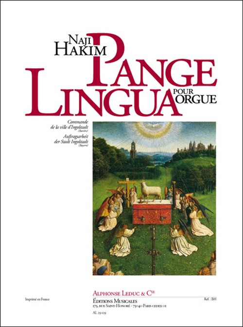 Pange lingua, pour orgue