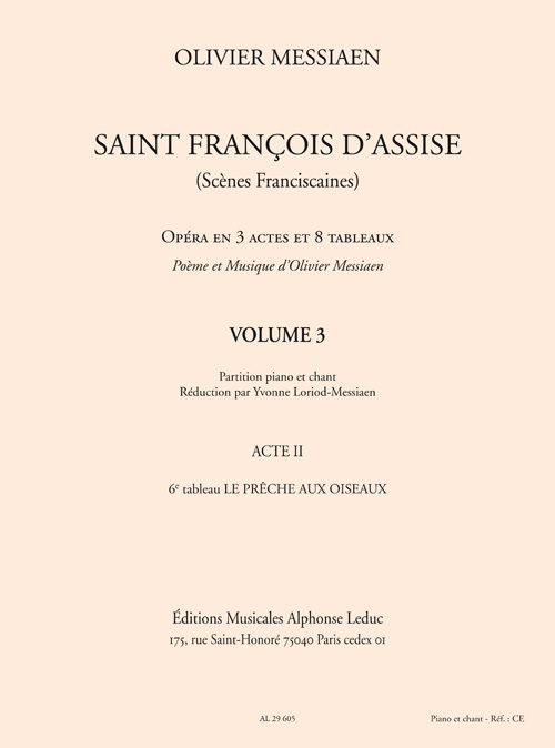 Saint Francois d'Assise, Volume 3 (Acte II, tableau 6)