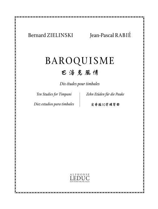 Baroquisme, pour timbales