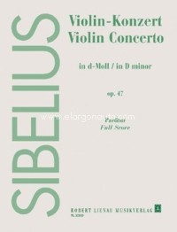 Violin Concerto in D minor, op. 47, Revised Version (1903-1904, rev. 1905), Full Score. 9790011326305