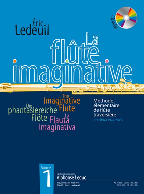 La flûte imaginative, vol. 1 avec CD: Methode élémentaire en deux volumes. 9790046303654