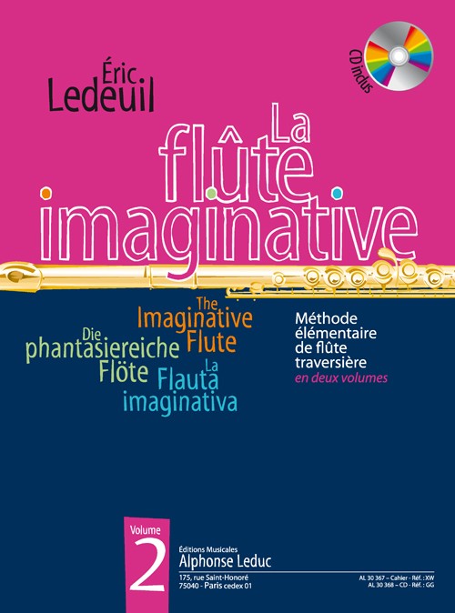 La flûte imaginative, vol. 2 avec CD: Methode élémentaire en deux volumes