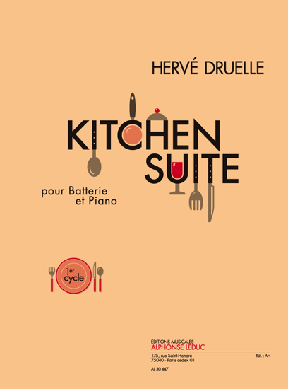 Kitchen suite, pour batterie et piano. 9790046304477