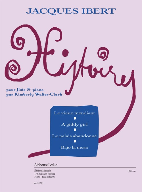 Histoires, pour flûte et piano