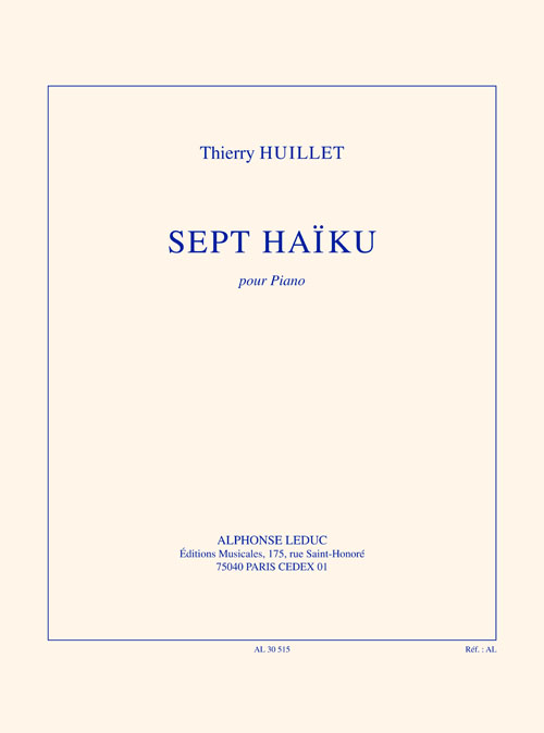 7 haïku pour piano solo: 7 petites études pour la troisième pédale