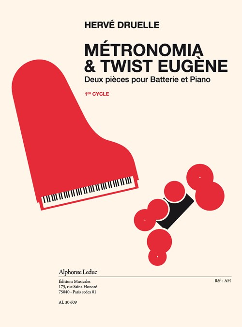 Metronomia & Twist Eugène, deux pièces pour batterie et piano