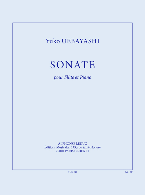 Sonate, pour Flûte and Piano. 9790046306174 Sonate, pour Flûte and Piano. 9790046306174
