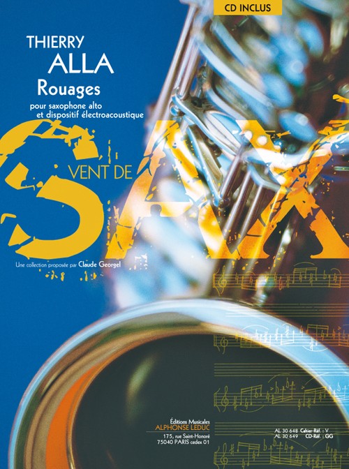 Rouages, pour saxophone alto et dispositif électroacustique