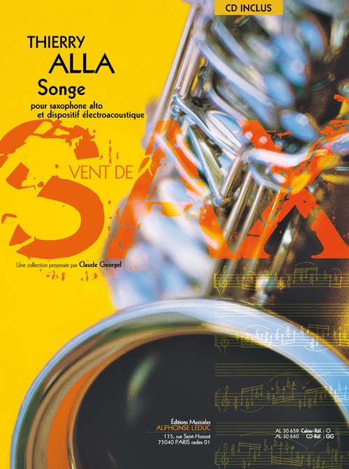 Songe, pour saxophone alto et dispositif électroacustique