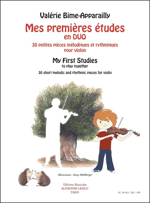 Mes Premières études en duo: 30 petites pièces mélodiques et rythmiques pour violon