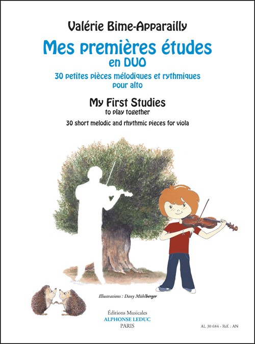 Mes Premières études en duo: 30 petites pièces mélodiques et rythmiques pour alto