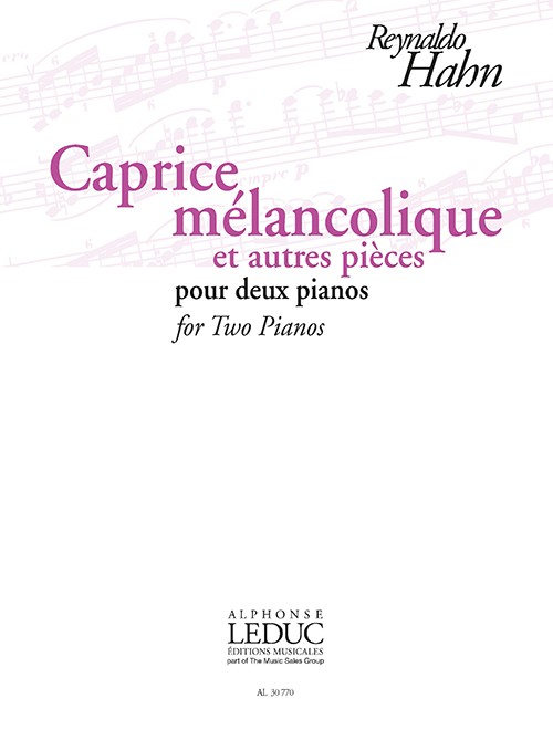 Caprice mélancolique et autres pièces pour deux pianos. 9790046307706