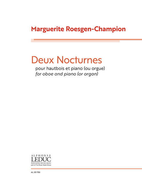 Deux nocturnes, pour hautbois et piano (ou orgue). 9790046307867