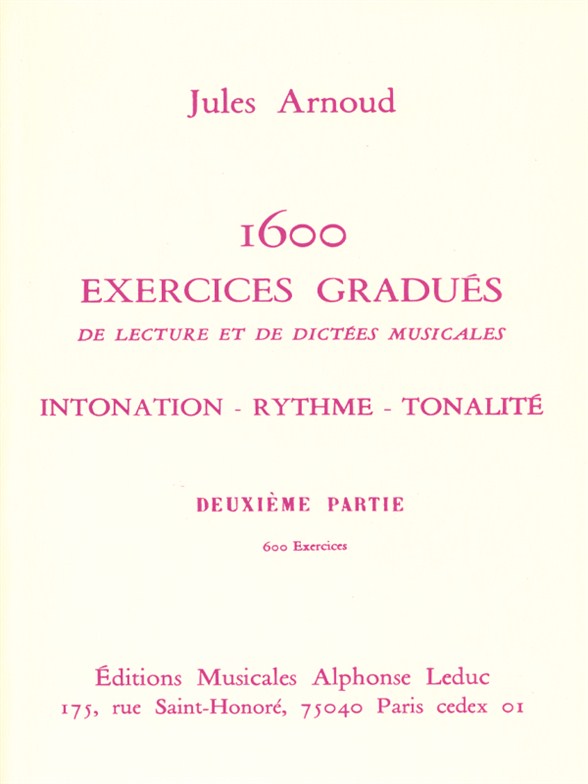 1600 Exercices gradués, vol. 2