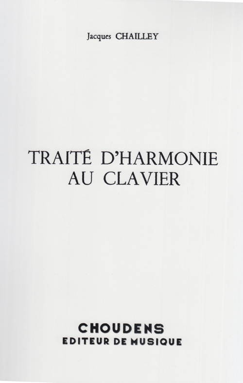 Traité d'harmonie au clavier