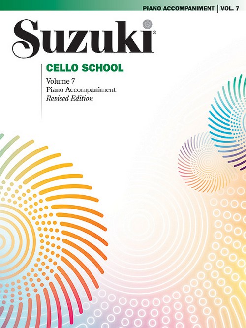 Suzuki Cello School. Piano Accompaniment, Vol. 7. 9780757924873