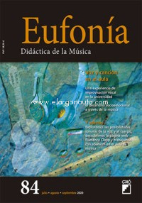 Eufonía. nº 84. Julio-agosto-septiembre 2020. Voz y canción en el aula. 85825