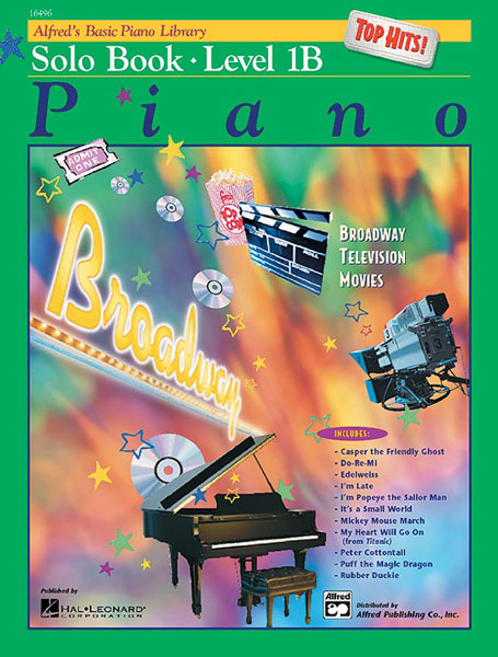 Alfred's Basic Piano Library Top Hits Solo Book 1B. 9780739002964