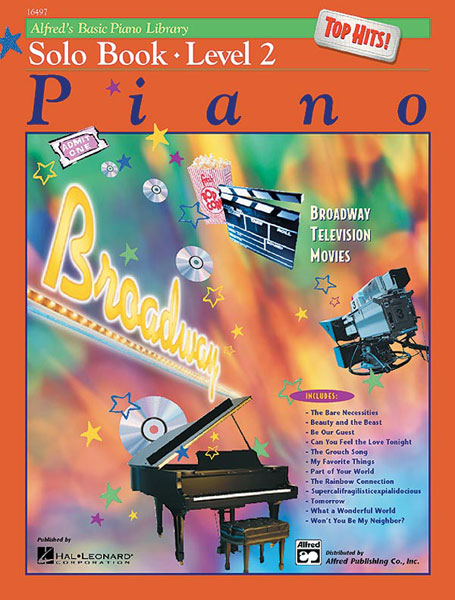 Alfred's Basic Piano Library Top Hits Solo Book 2. 9780739002971