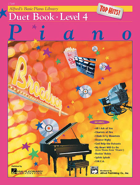 Alfred's Basic Piano Library Top Hits Duet 4. 9780739008379