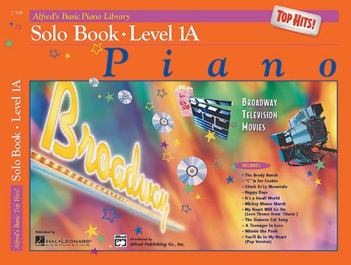 Alfred's Basic Piano Library Top Hits Solo Book 1A. 9780739011782
