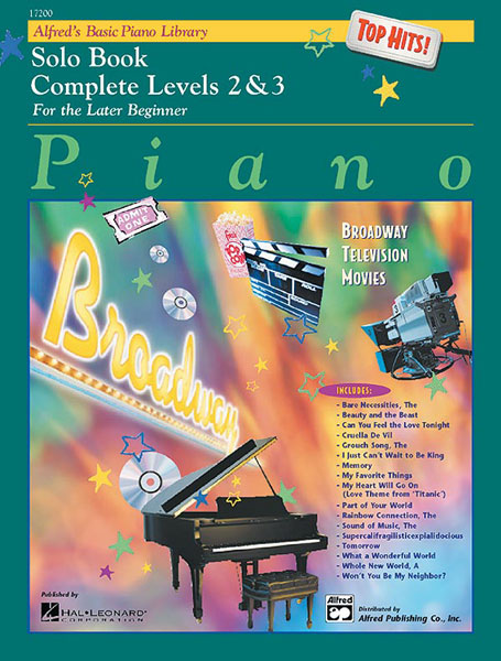 Alfred's Basic Piano Library Top Hits Solo 2-3 (Complete 2-3)