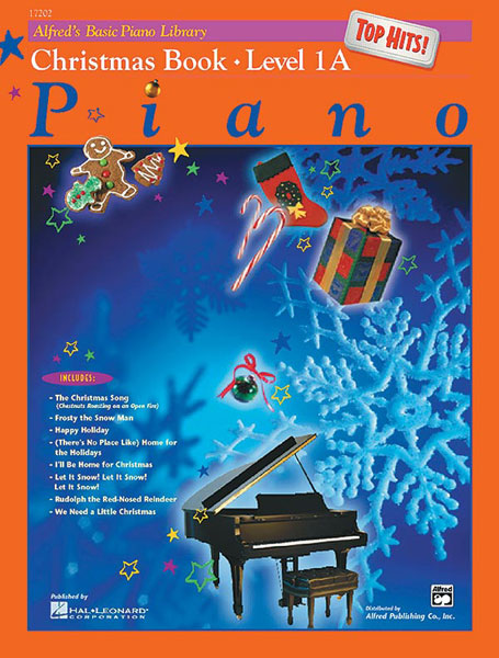 Alfred's Basic Piano Library Top Hits Christmas 1A