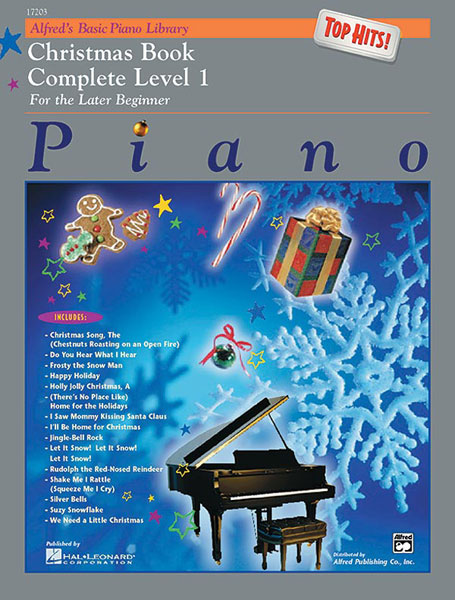 Alfred's Basic Piano Library Top Hits Christmas 1 (Complete 1A+1B)