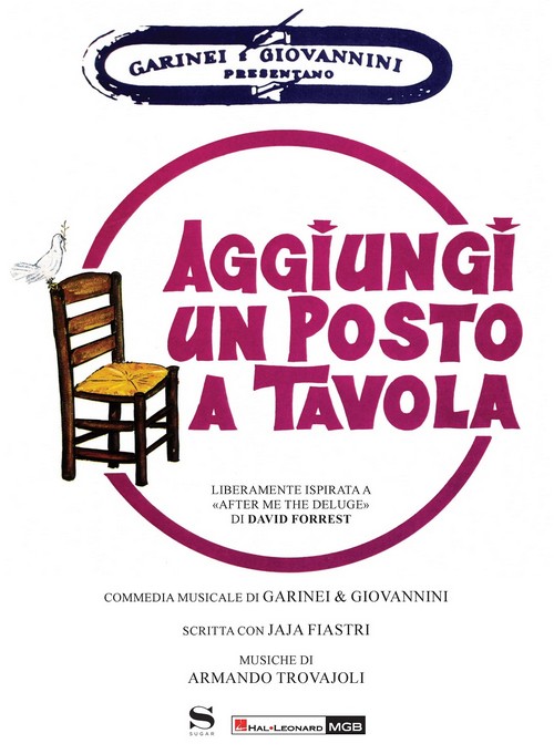 Aggiungi un posto a tavola (Piano, Vocal, Guitar). 9790705063486