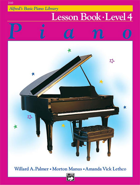 Alfred's Basic Piano Library Lesson 4. 9780739009055