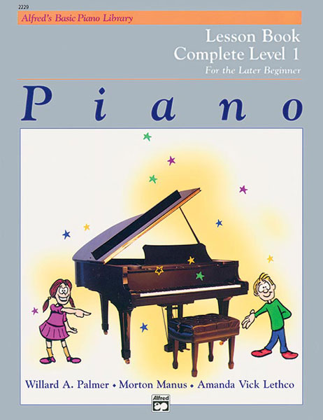 Alfred's Basic Piano Library Lesson 1 Complete: For The Late Beginner. 9780882848174