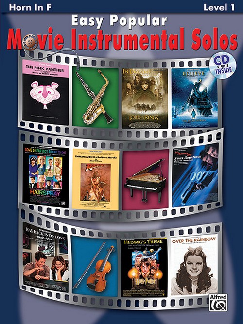 Easy Popular Movie Instrumental Solos, Horn. 9780739047781