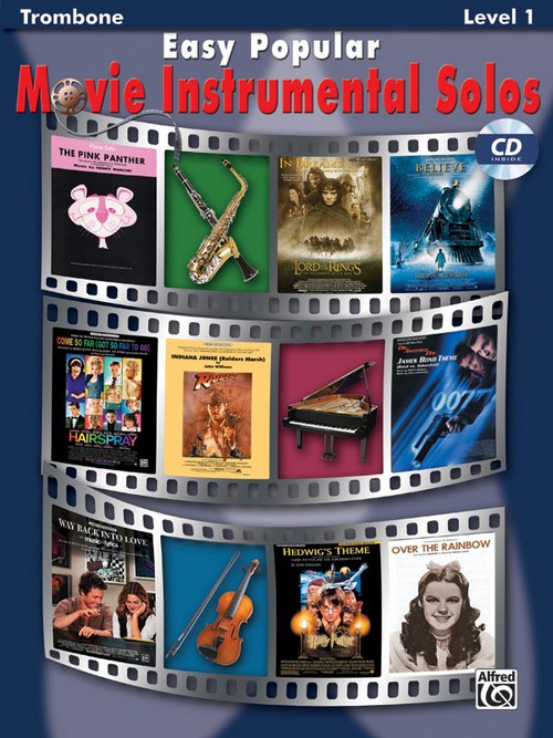 Easy Popular Movie Instrumental Solos, Trombone. 9780739047798