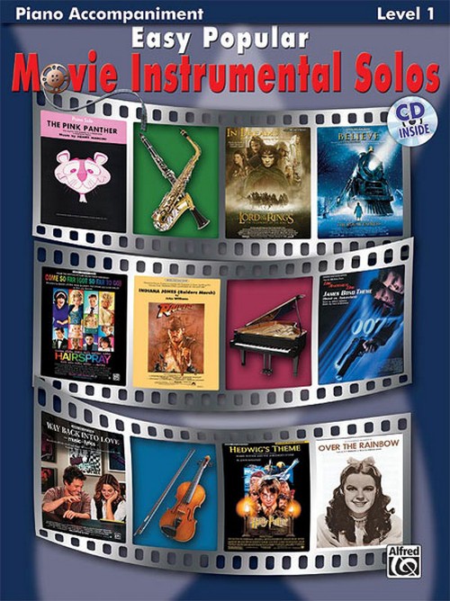 Easy Popular Movie Instrumental Solos, Piano Accompaniment