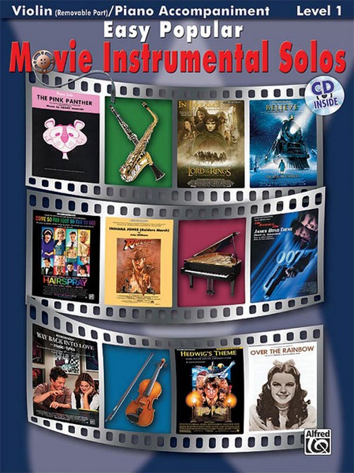 Easy Popular Movie Instrumental Solos for Strings, Violin