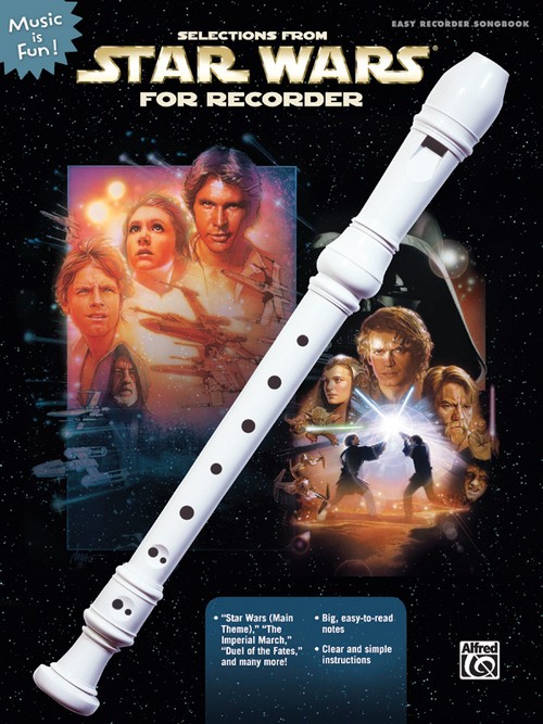 Selections from Star Wars, for Recorder. 9780739053201