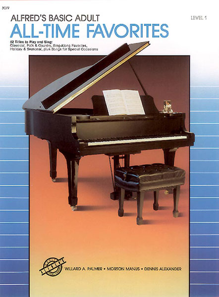 Alfred's Basic Adult All Time Favorites 1, Piano. 9780739009093