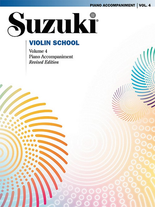 Suzuki Violin School 4, Piano Accompaniment, Revised Edition. 9780739058800