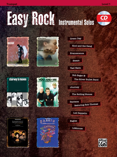 Easy Rock Instrumental Solos, Trumpet. 9780739059838