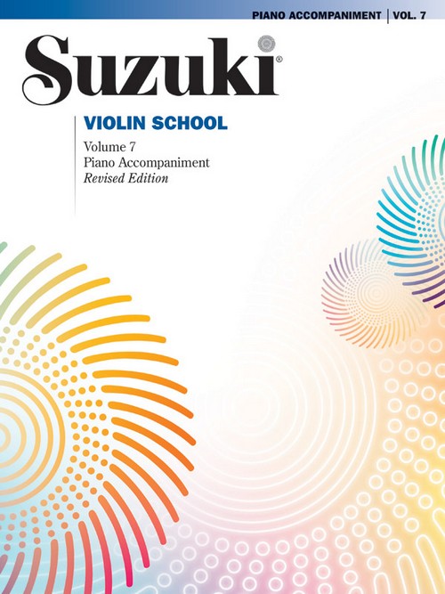 Suzuki Violin School 7, Piano Accompaniment, Revised Edition. 9781470617127