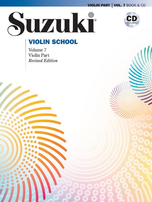 V. 7. Violin Part. Suzuki Violin School + CD. Revision Edition. 9781470617141