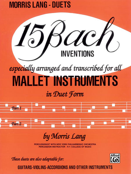 15 Bach Inventions, for All Mallet Instruments