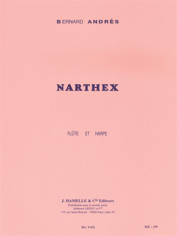 Narthex, pour flûte et harpe