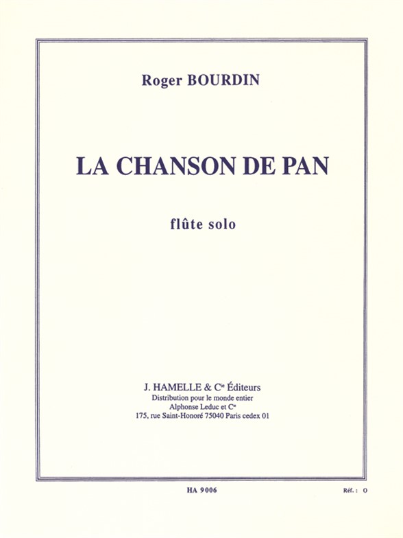 Chanson de Pan, flûte