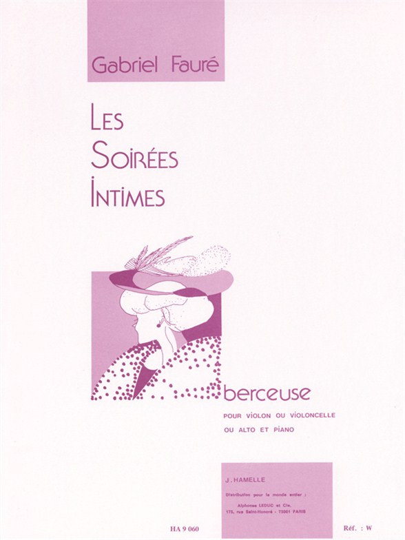 Berceuse Op. 16, pour violon, alto et violoncelle