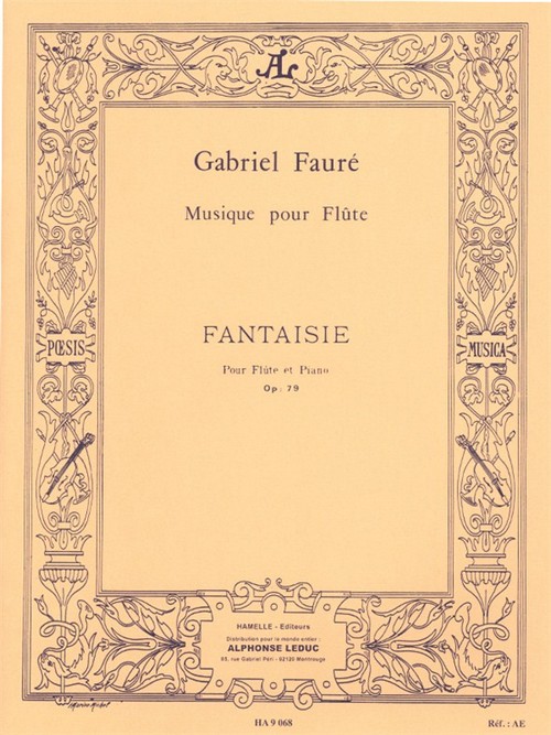 Fantaisie pour flûte et piano Op. 79. 9790230790987