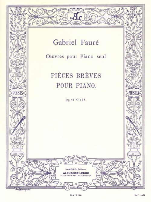 Pièces brèves Op. 84: nº 1 à 8, Piano